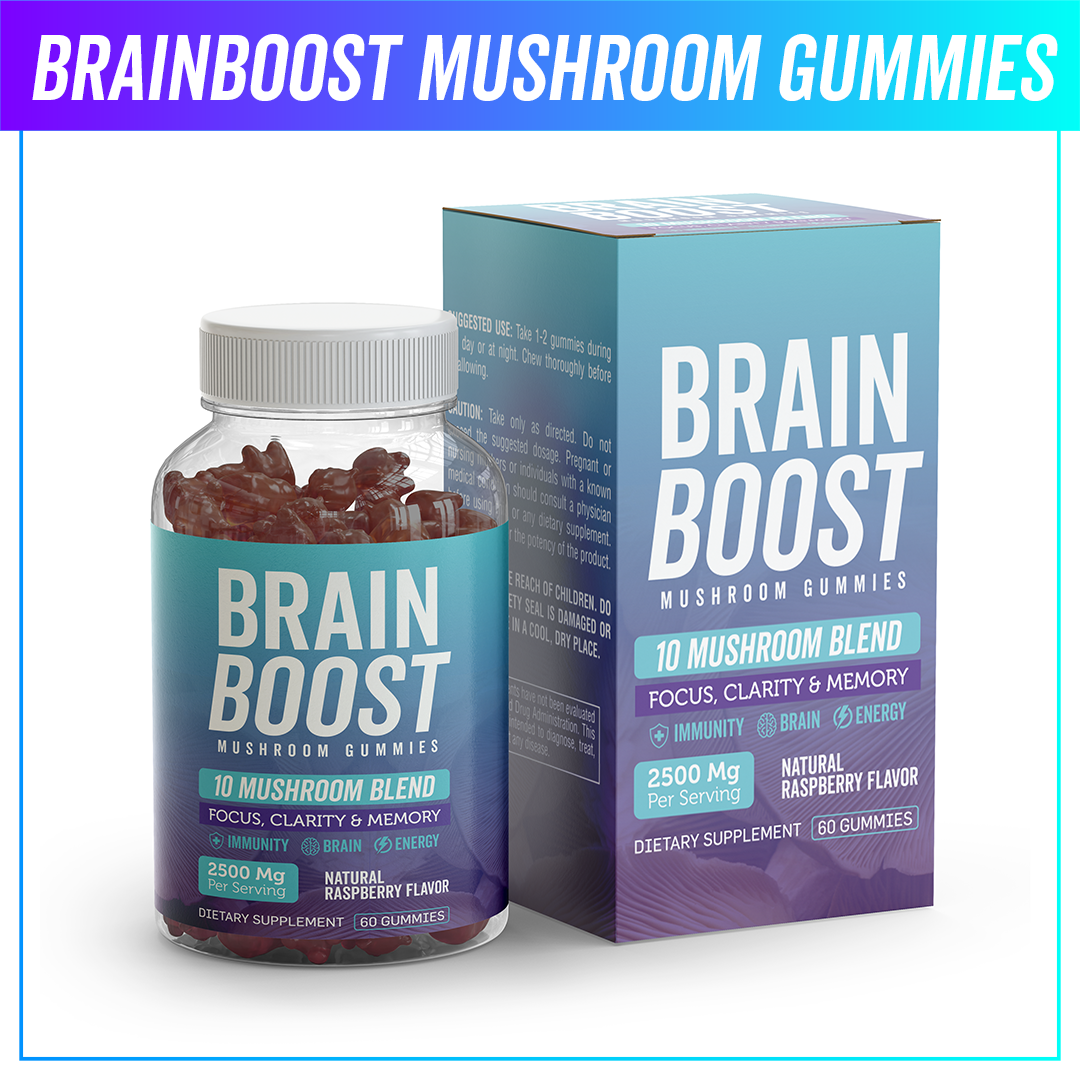 BrainBoost® 10-In-1 Super Mushroom Gummies