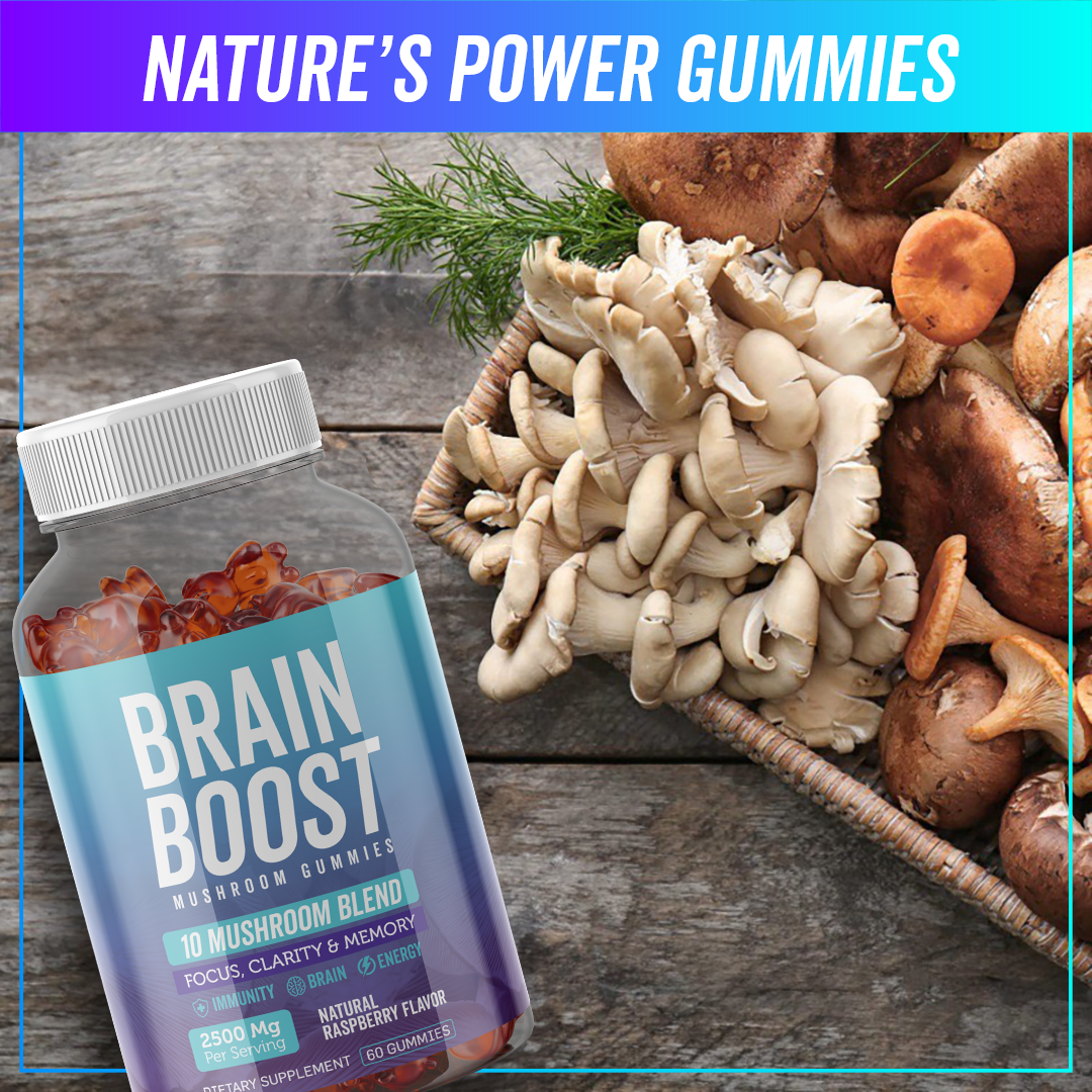 BrainBoost® 10-In-1 Super Mushroom Gummies